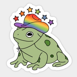 Rainbow Frog Sticker